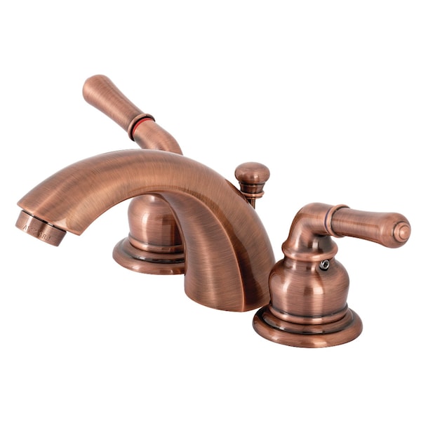 Kingston Brass KB956 Magellan Mini-Widespread Bathroom Faucet, Antique Copper KB956 - main